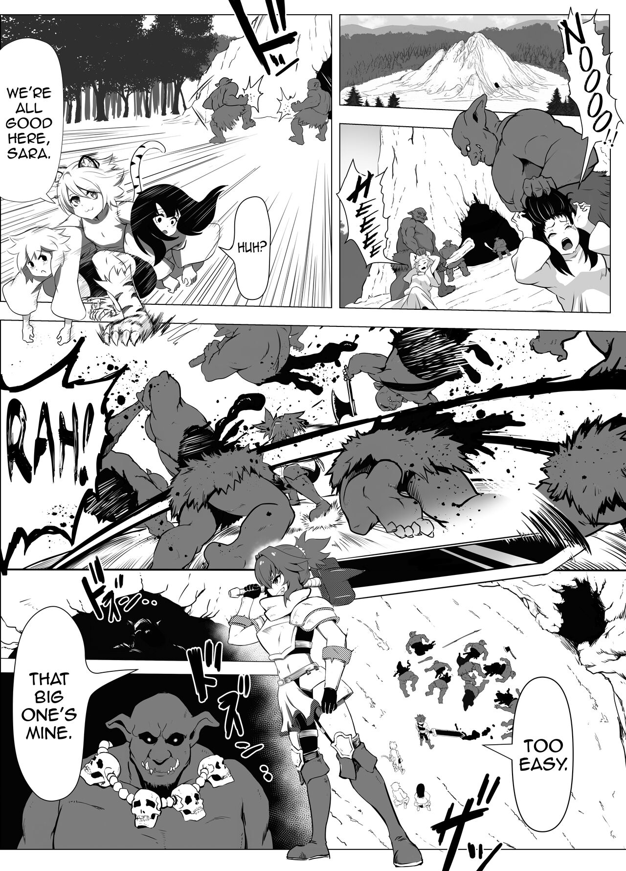 Namaiki Otokonoko Boukensha VS Zetsurin Goblin page 3