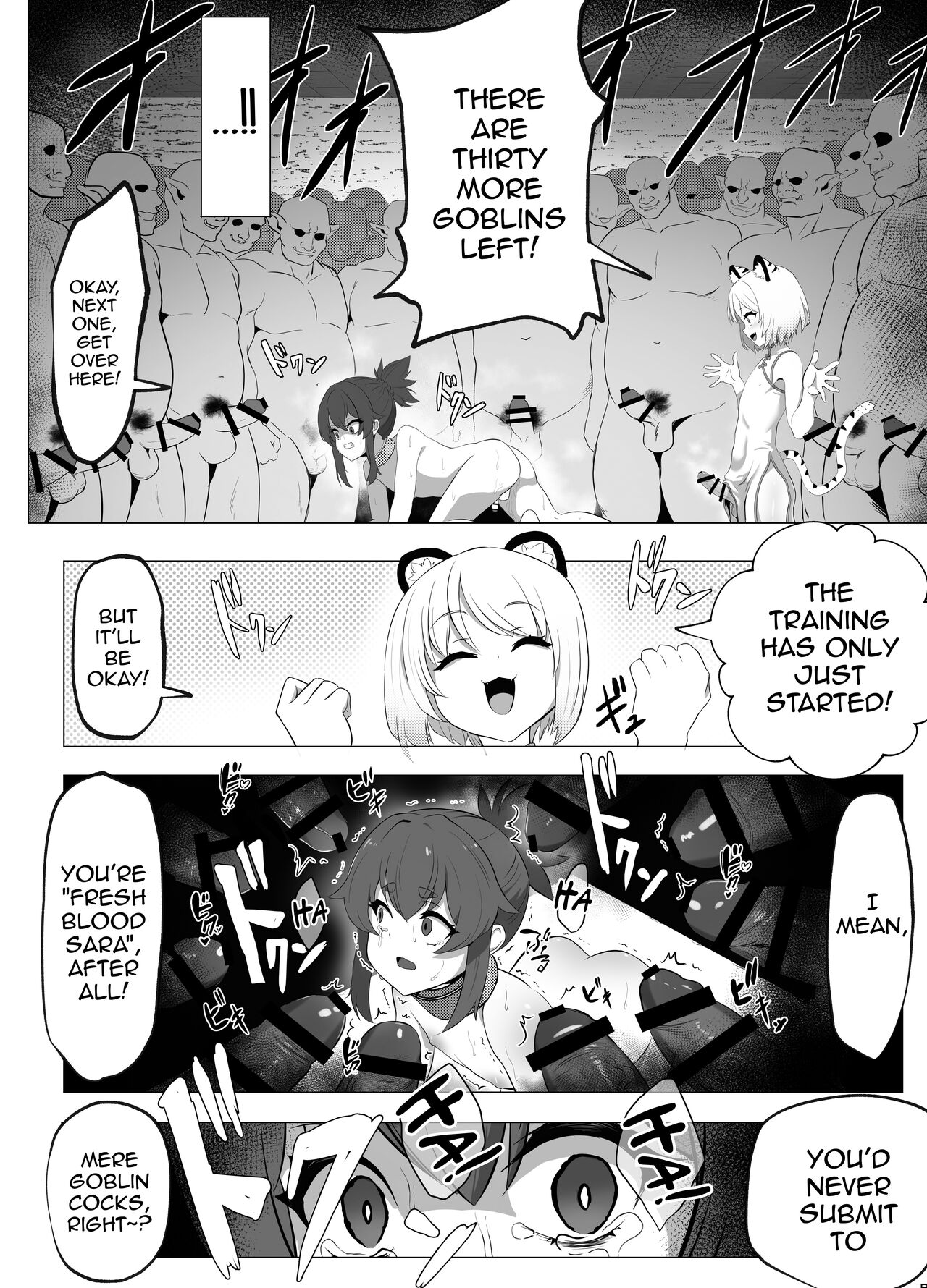 Namaiki Otokonoko Boukensha VS Zetsurin Goblin page 46