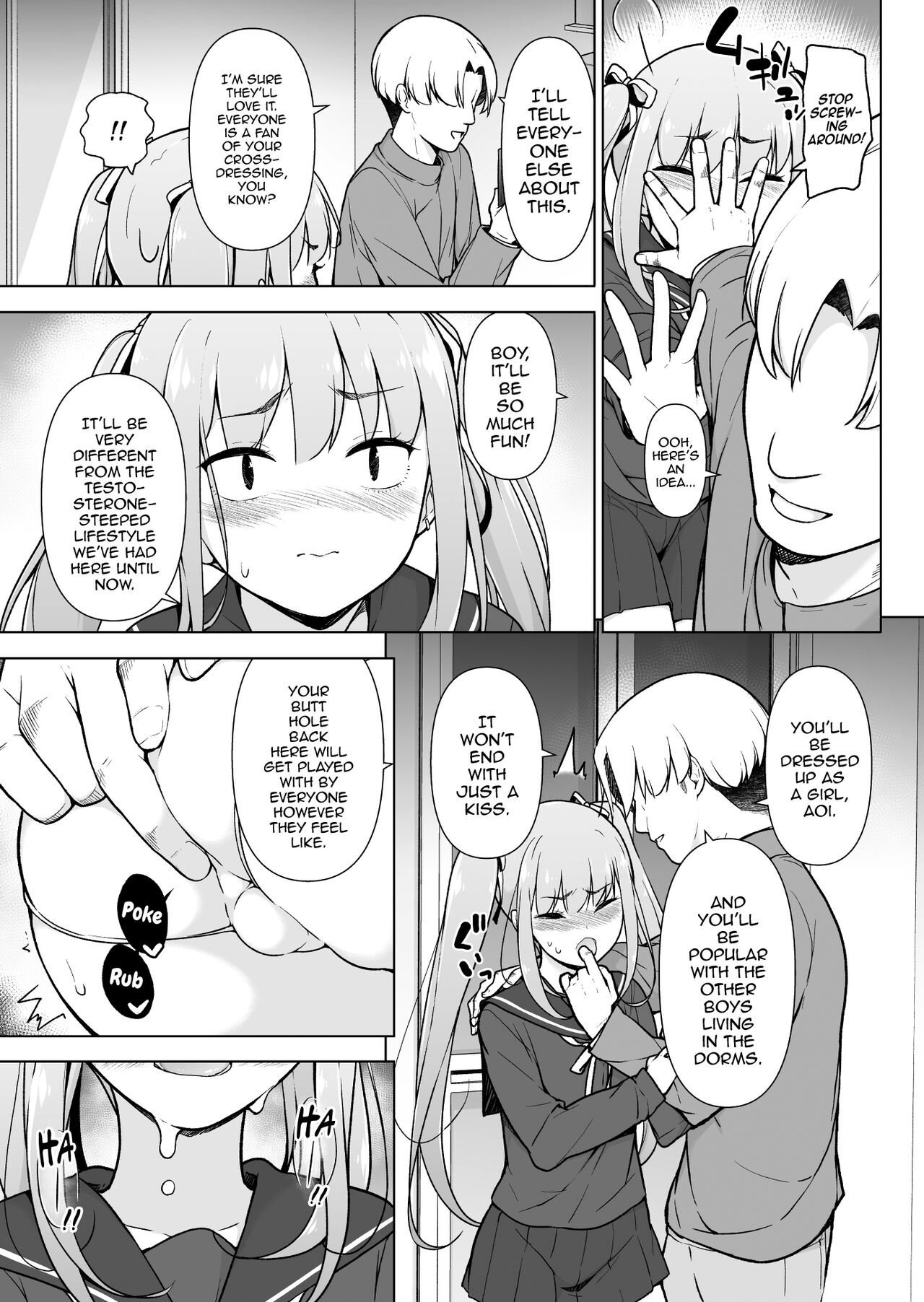 Namaiki Yankee ga Josou o Shitara page 22