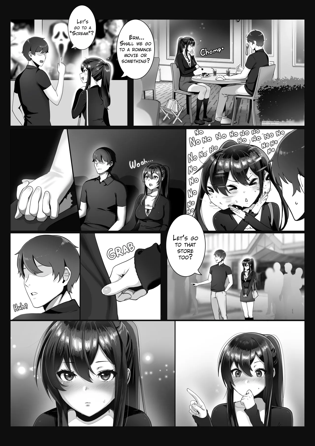 Nanami-chan can’t resist after a date! Cafe, Cinema, Love hotel~ page 3