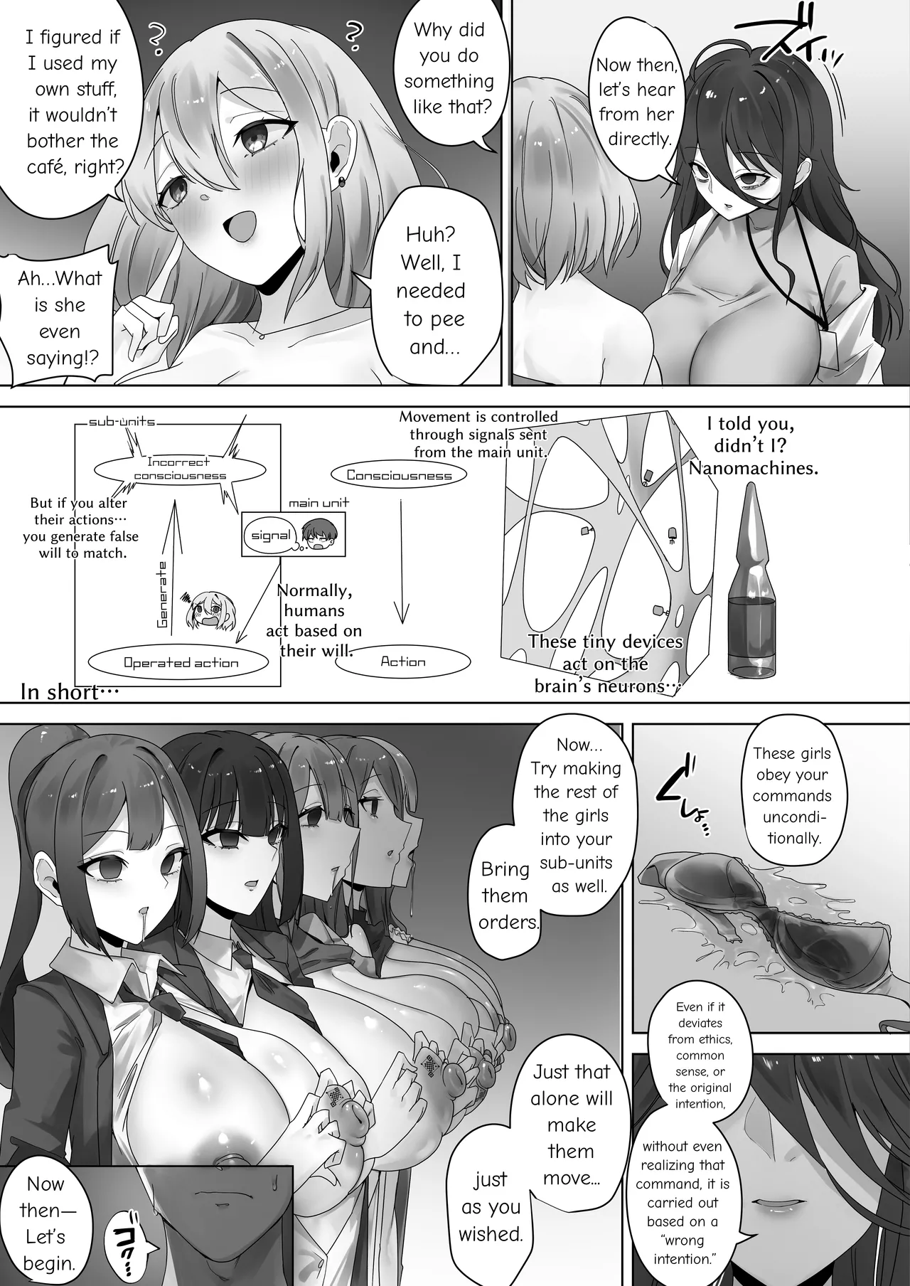 Nano Machine Touyo ni Yoru Tanmatsuka Josei Kotaigun e no Sousa Kanousei ni Kan suru Shokousatsu page 12