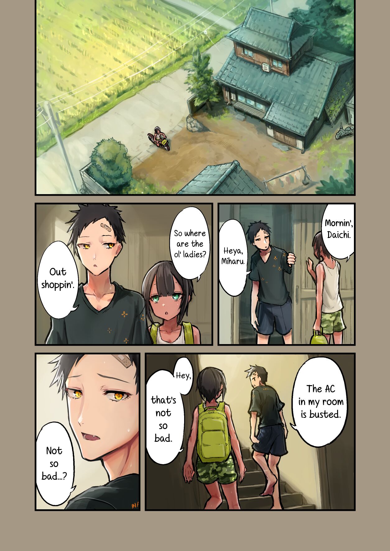 Natsuyasumi! Osananajimi to Asedaku Sex - Sweaty sex with a childhood friend page 4