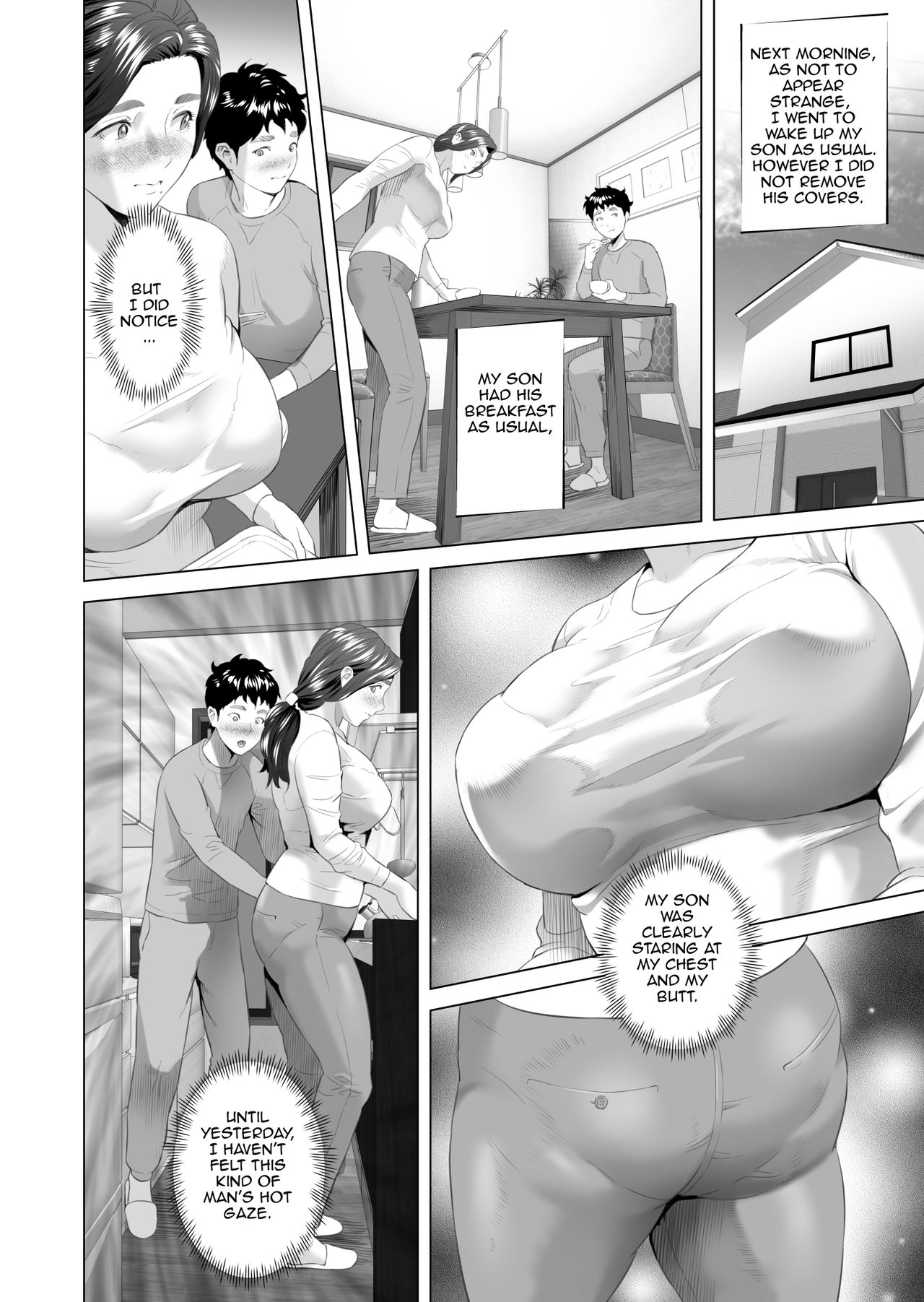 Neighborhood Seduction Mother Lures Son for a Night Visit! page 16