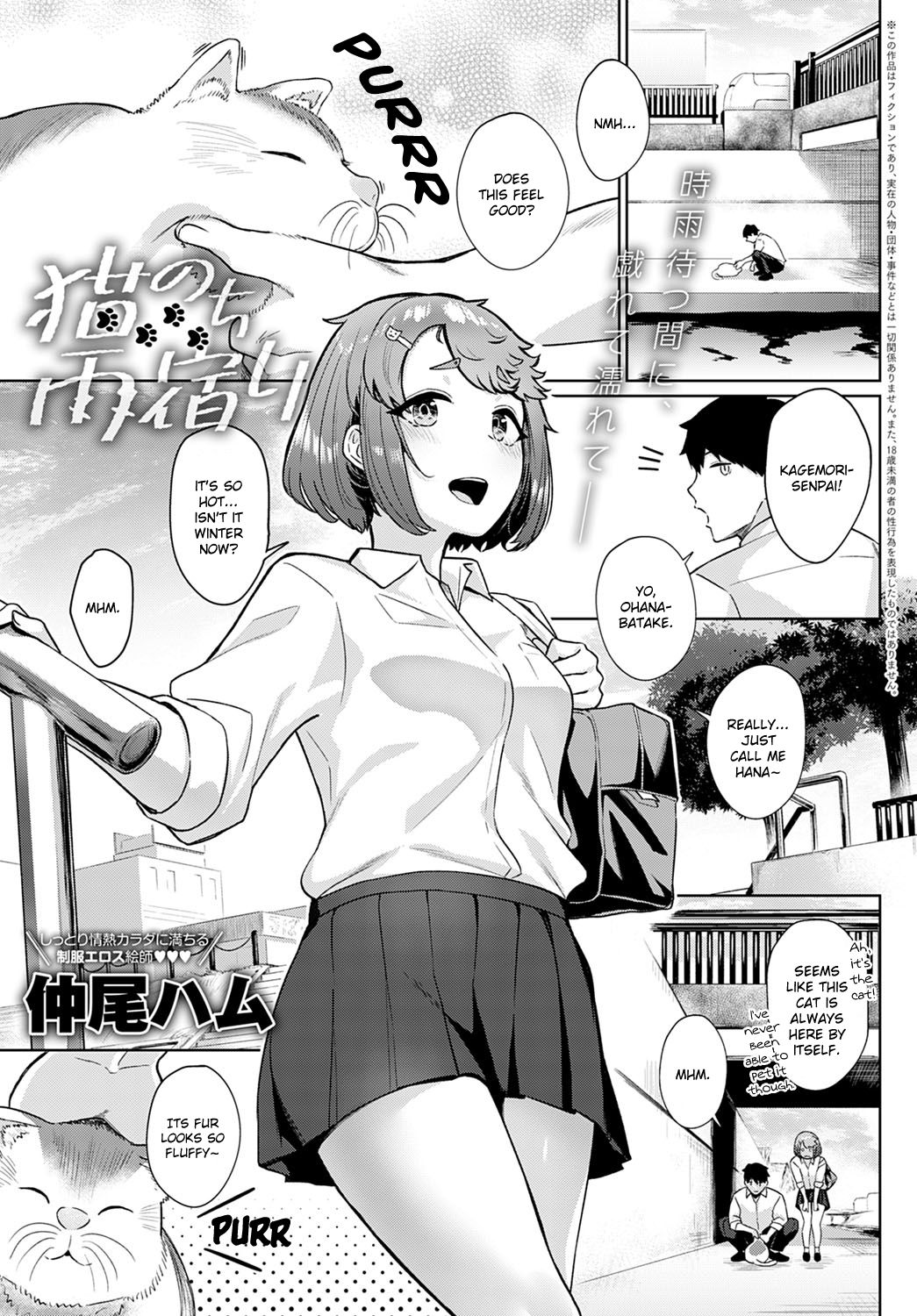 Neko nochi Amayadori page 1