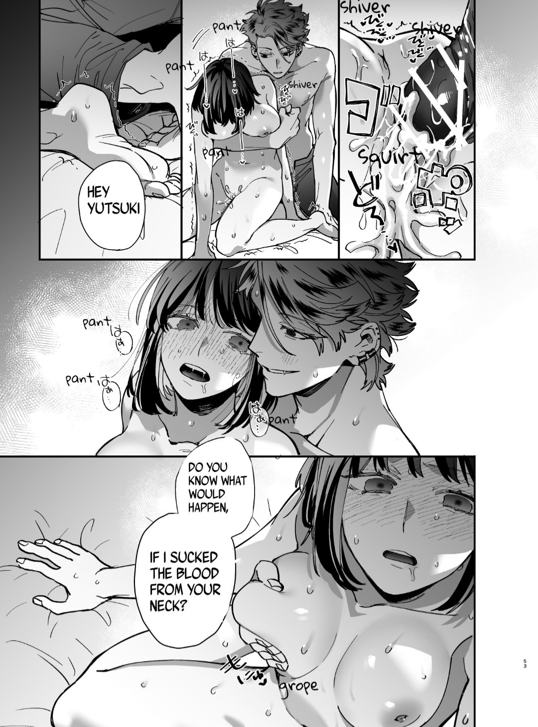 Nekokaburi Kyuuketsuki ni Honenozui made Tabetsuku sareru page 55