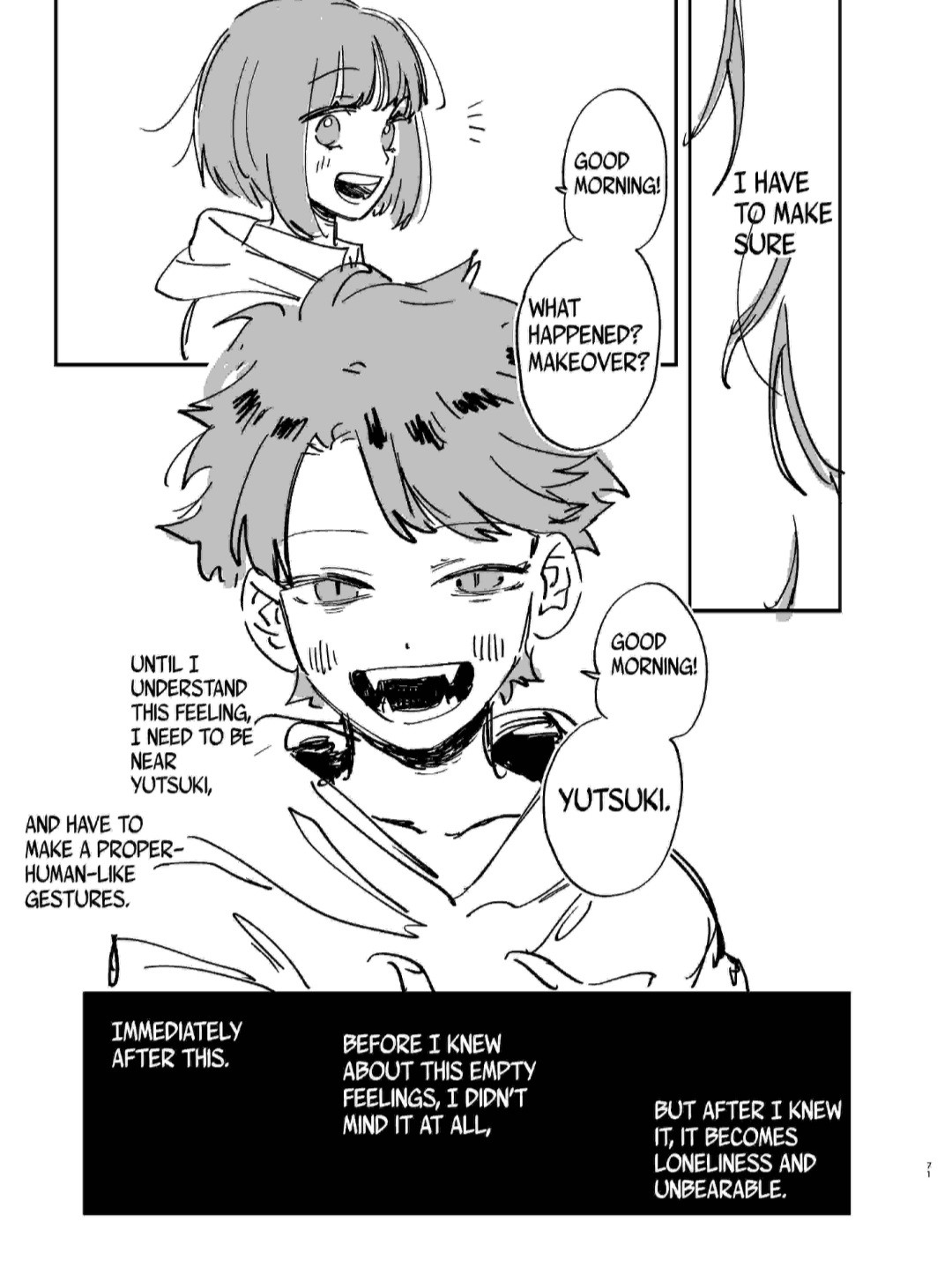 Nekokaburi Kyuuketsuki ni Honenozui made Tabetsuku sareru page 73