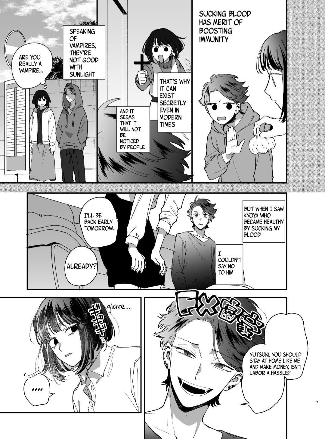 Nekokaburi Kyuuketsuki ni Honenozui made Tabetsuku sareru page 9