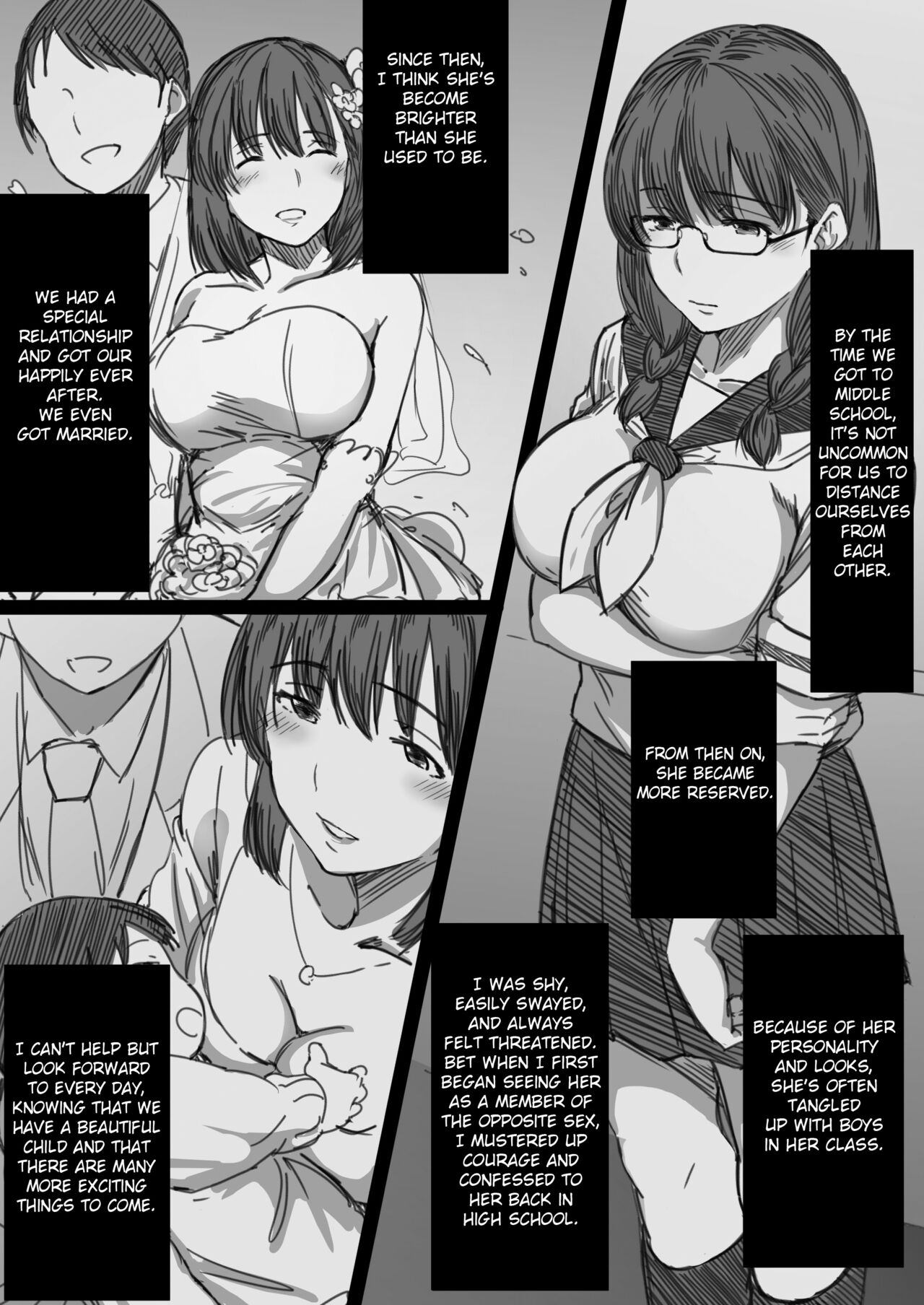 Netorare Hitozuma -Ochiteyuku Kankaku- page 4