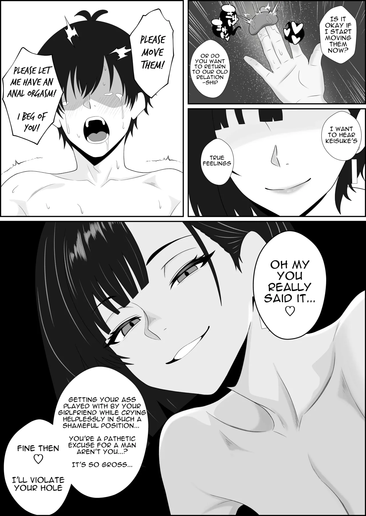 Netorareta Kanojo ga Joou-sama ni natte Kaettekita ~Ruined de Kintama o Kara ni sarete Zenritsusen o Ijirarete Nandomo Nandomo Mesuikishite Choukyou sareru Ohanashi~ page 37
