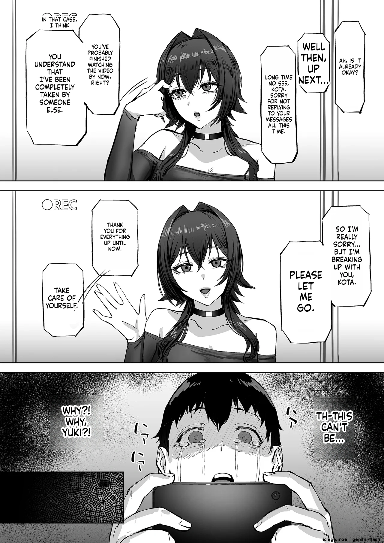 Netorase Club ni Okuridashita Fukanshou no Downer Kanojo no Houkoku page 34