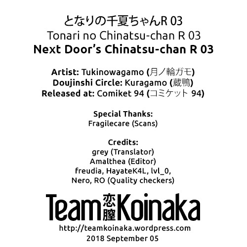 Next Door's Chinatsu-chan R 03 page 29