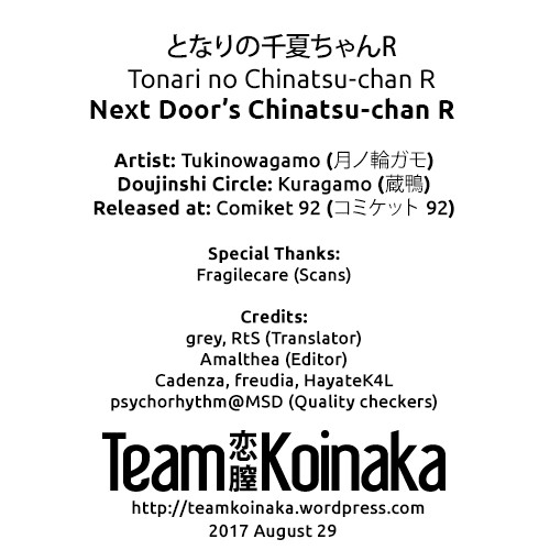 Next Door's Chinatsu-chan R page 28