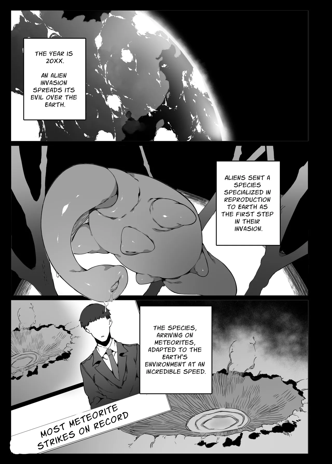 Ninshiki Sogai de Ninshiki Sarenai Uchuujin ga Chikyuu de Hanshoku suru Hanashi page 2