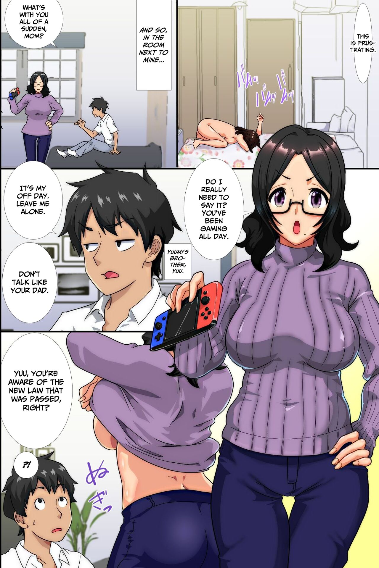 Ninshin wa Kinshin de to iu Hou ga Dekita node, Haha to Imouto to Oba ga Mainichi Ore no Chinpo o Neratte Kuru page 13