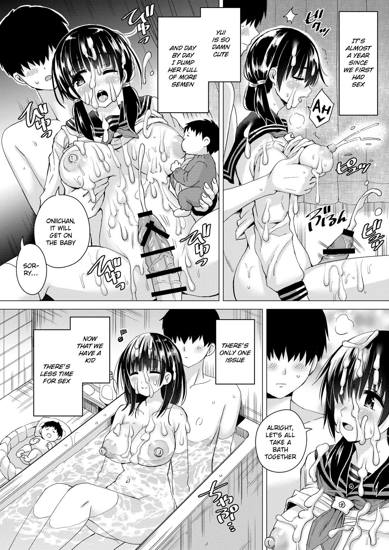 Ninyousei no Takai 7-tsu Shita no Imouto to Futarime o Kosaeru Hon page 38