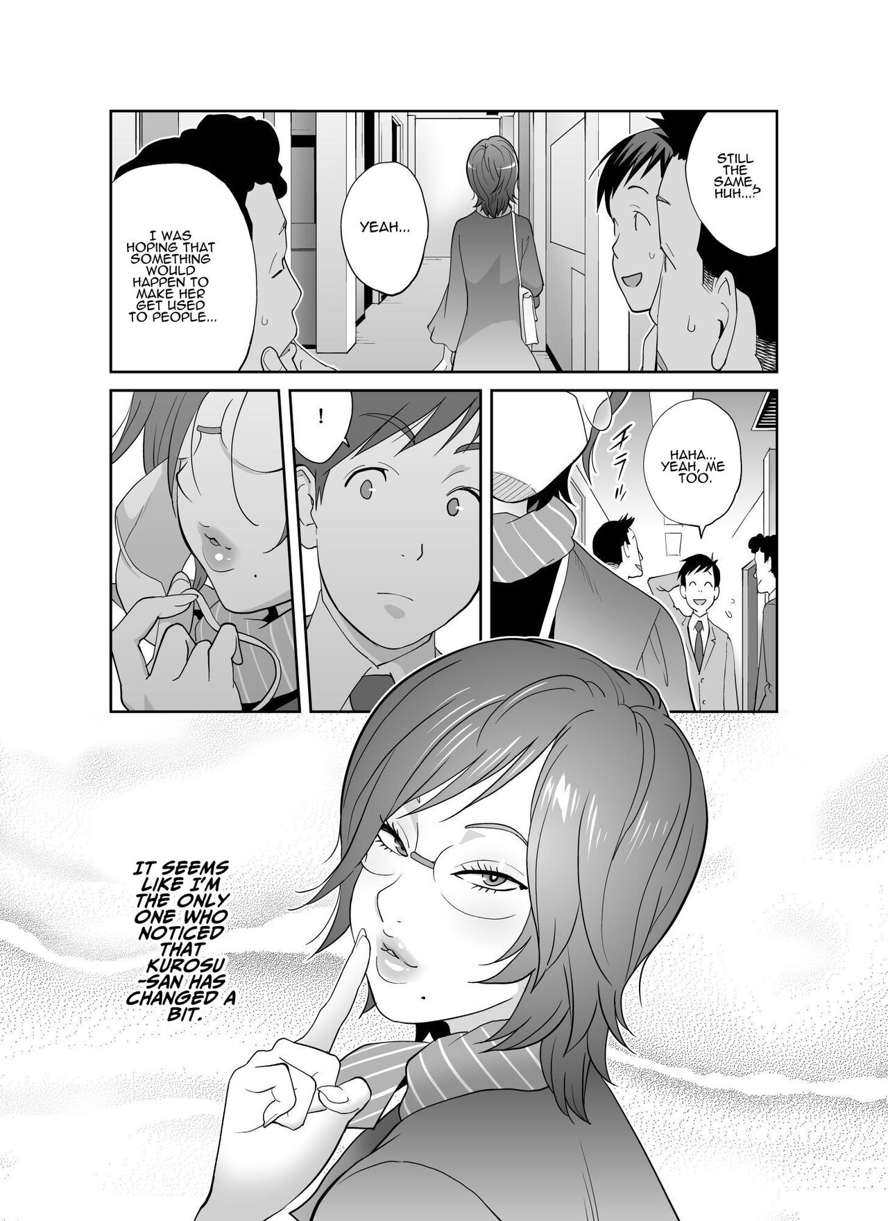 No-one Has Seen That Busty Accountant's Unmasked Face page 37