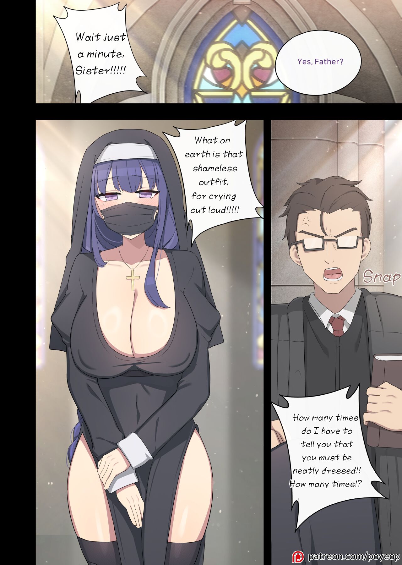 Novice Nun Raiden 1-2 page 1