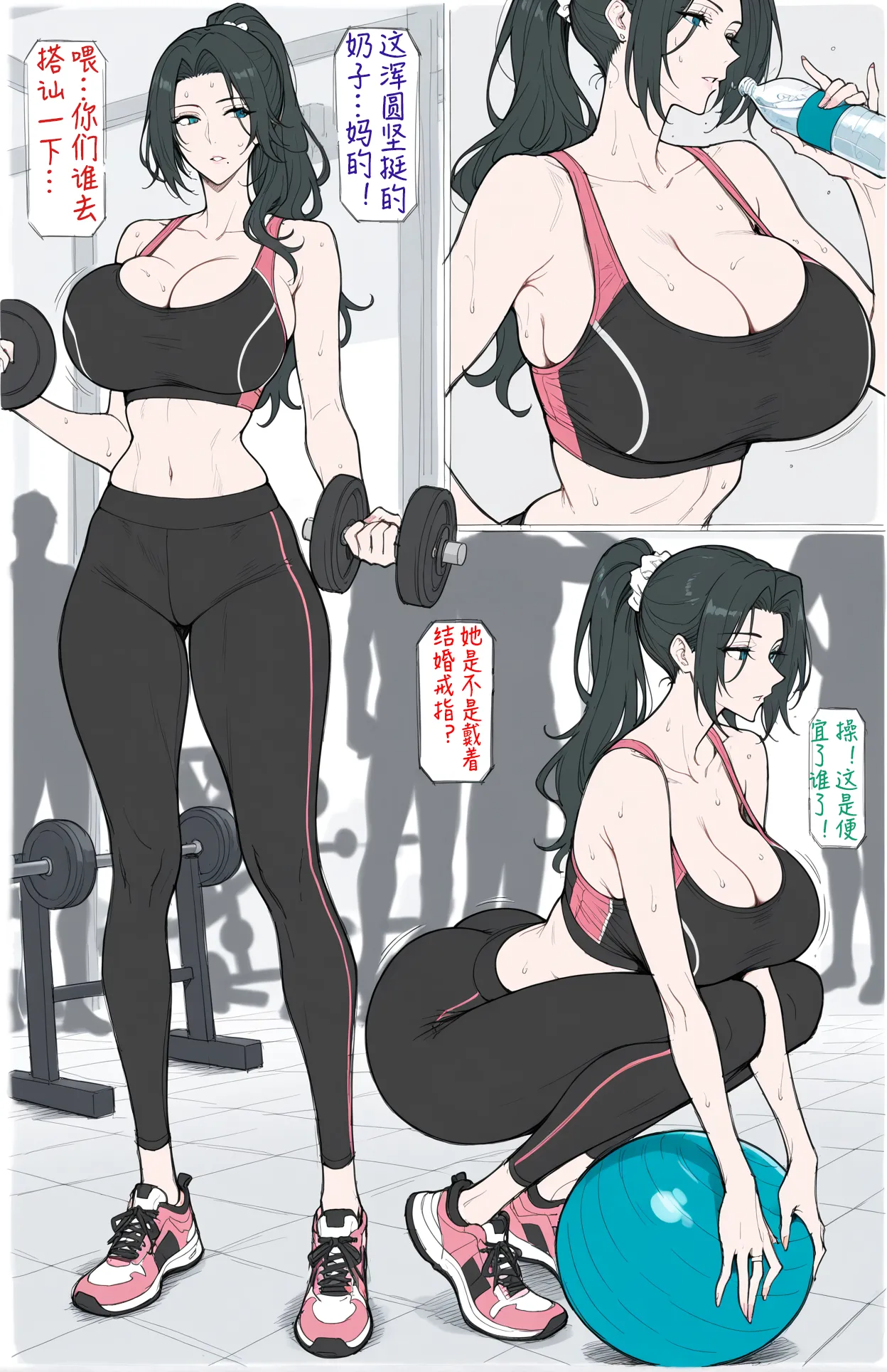 NTR的七日游戏#3椎名诗织的健身房一日 page 8