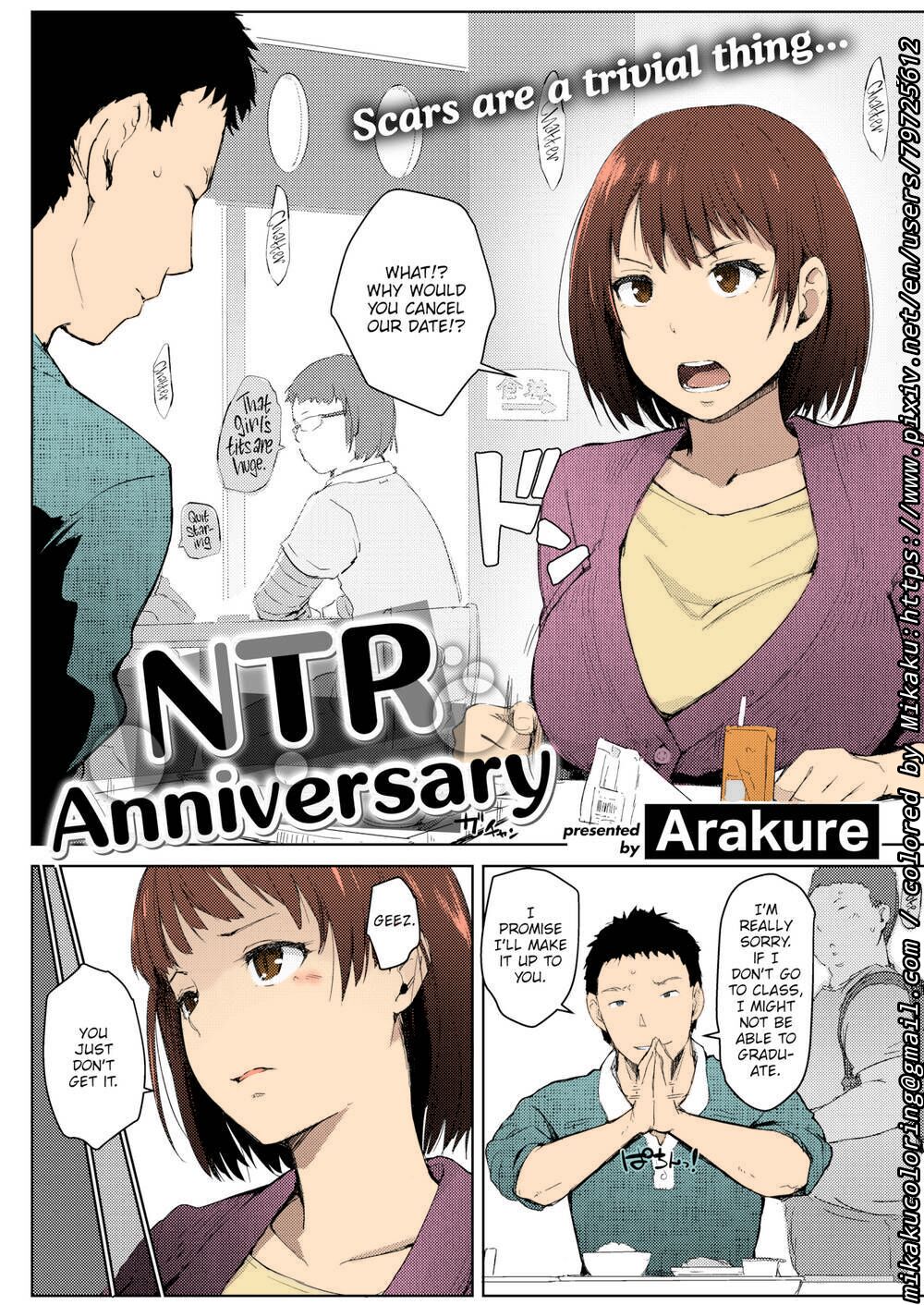 NTR Anniversary + ) [Syukurin] Mitsuha ~Netorare~ (Kimi no Na wa.) [English] [Colorized] by Mikaku page 1