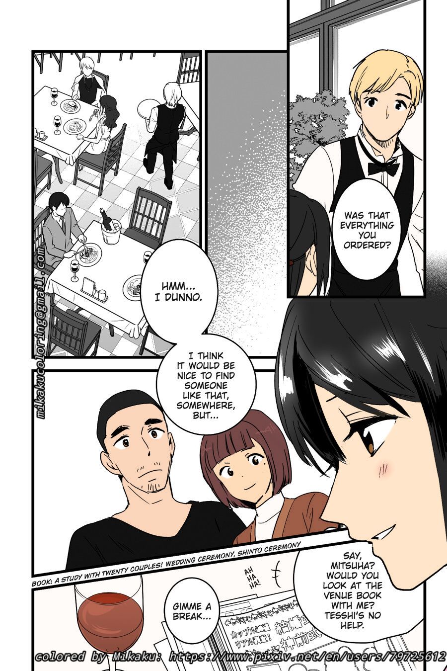 NTR Anniversary + ) [Syukurin] Mitsuha ~Netorare~ (Kimi no Na wa.) [English] [Colorized] by Mikaku page 38