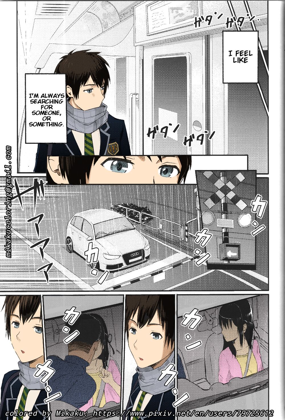 NTR Anniversary + ) [Syukurin] Mitsuha ~Netorare~ (Kimi no Na wa.) [English] [Colorized] by Mikaku page 43