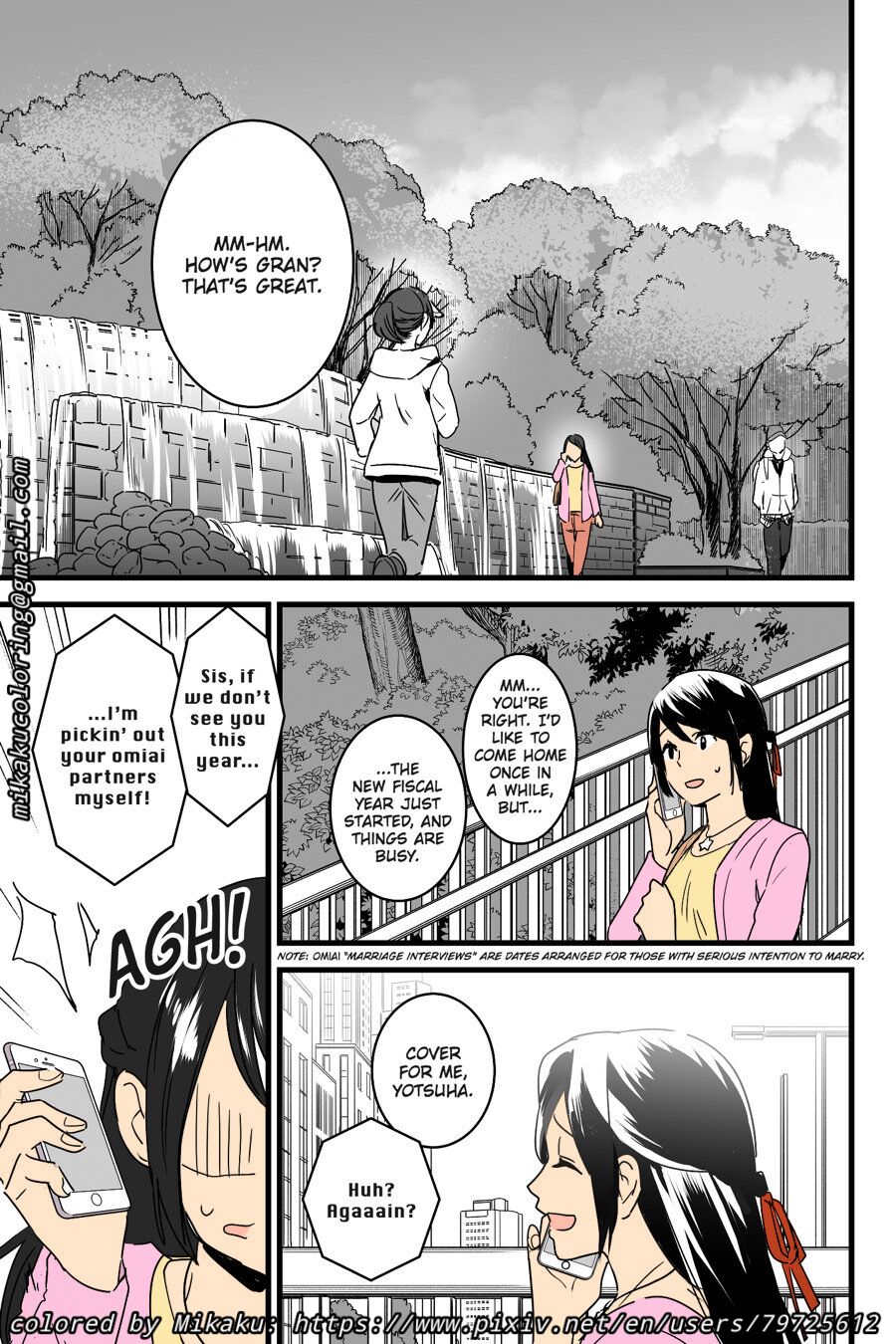 NTR Anniversary + ) [Syukurin] Mitsuha ~Netorare~ (Kimi no Na wa.) [English] [Colorized] by Mikaku page 51