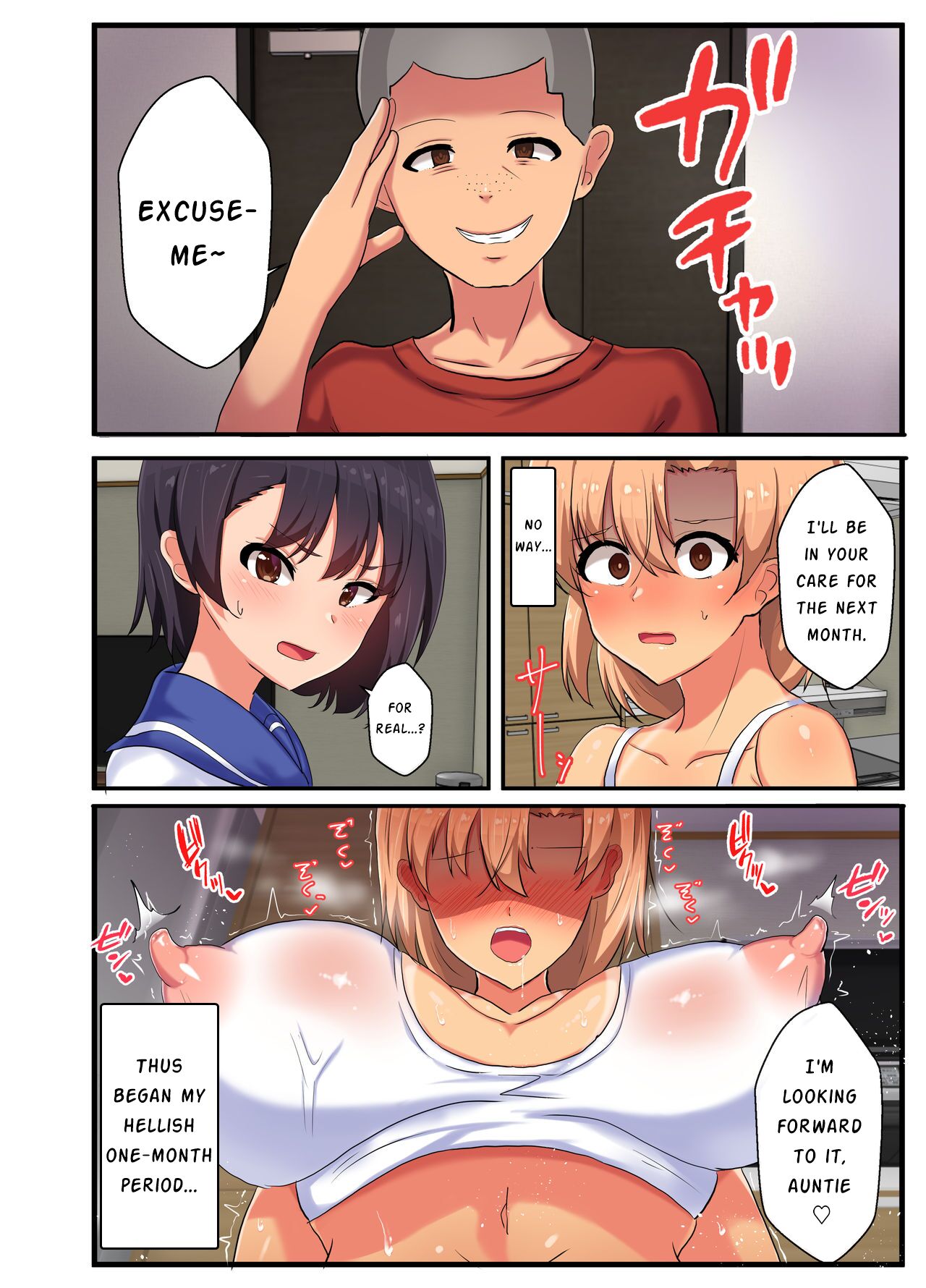 ~NTR Family~ The story of a strong-willed mother who cares about her family, and her fall into the hands of her son's bully friend. page 38