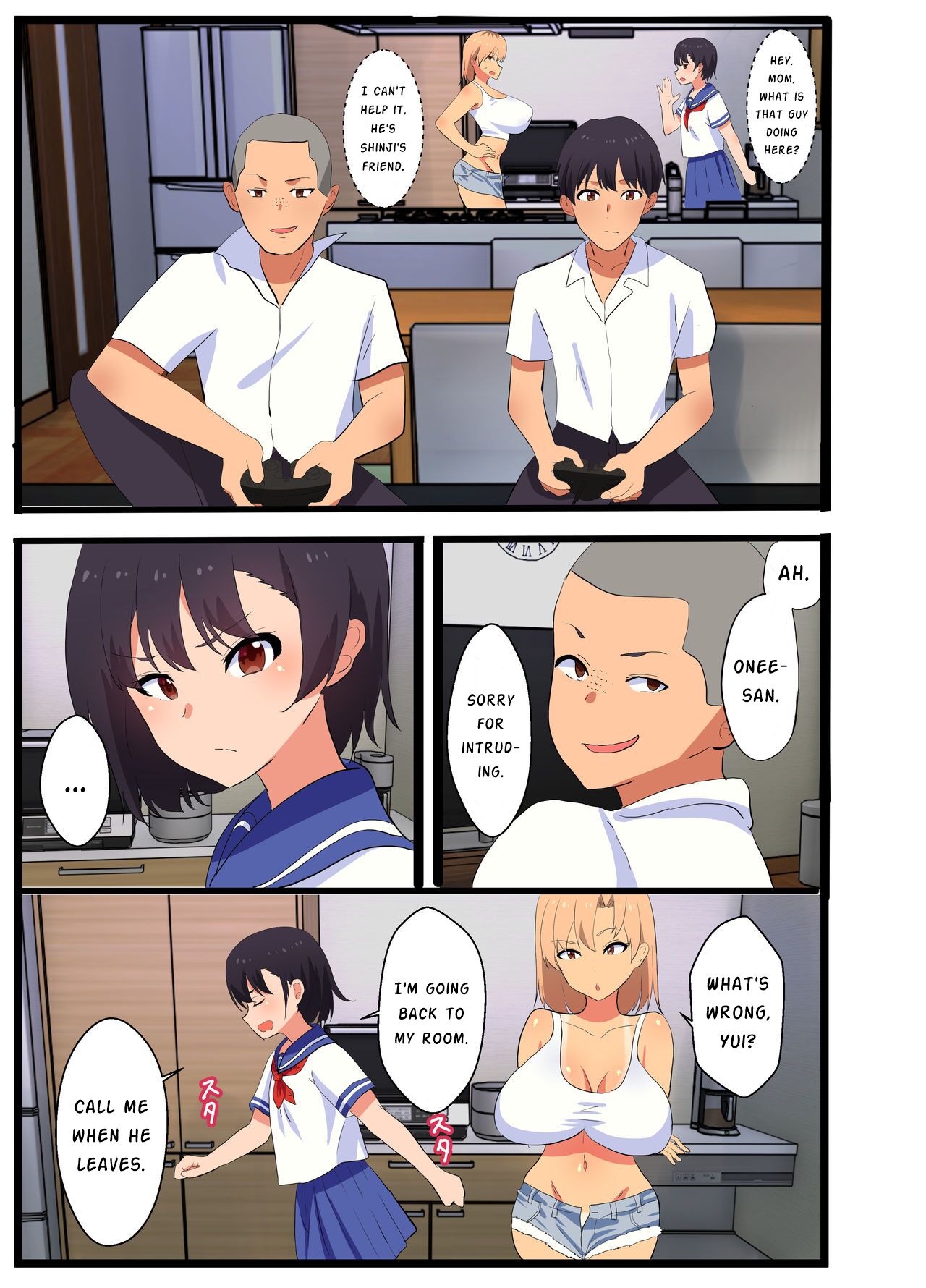 ~NTR Family~ The story of a strong-willed mother who cares about her family, and her fall into the hands of her son's bully friend. page 9
