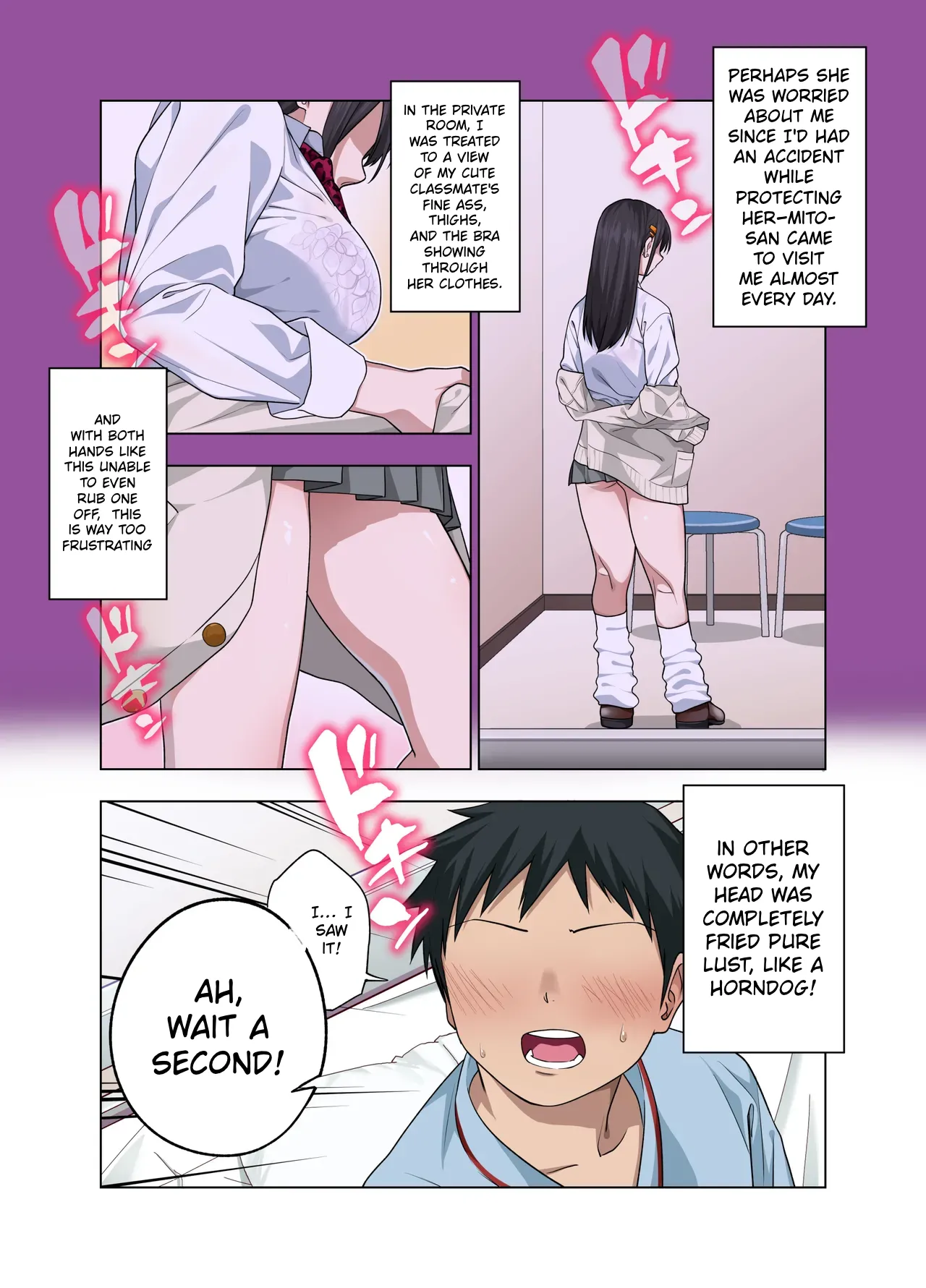 Nuite Moraimakuri Nyuuin Seikatsu ~Tasuketa Cool-Gyaru wa Jitsu wa Sukebe deshita~ page 10