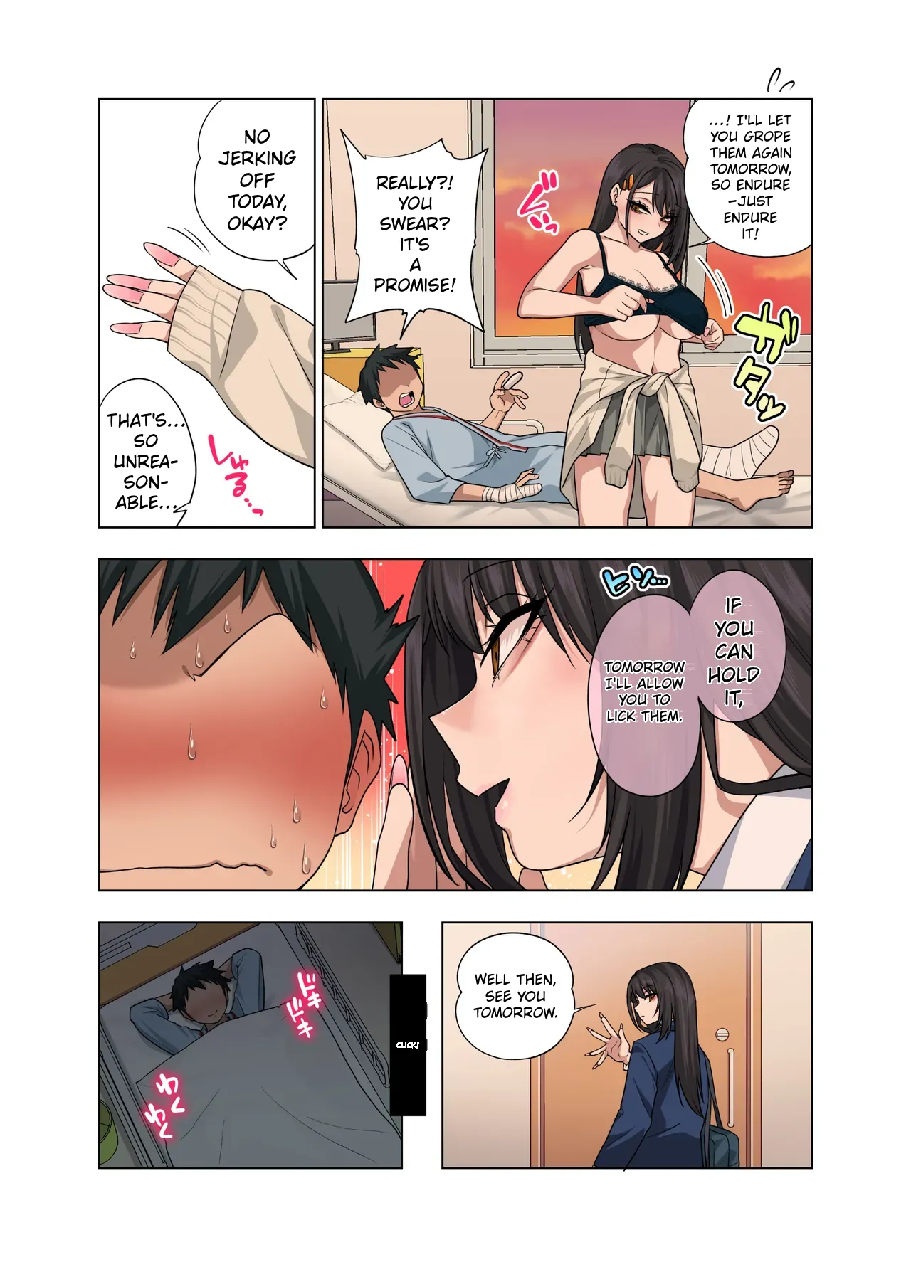 Nuite Moraimakuri Nyuuin Seikatsu ~Tasuketa Cool-Gyaru wa Jitsu wa Sukebe deshita~ page 30