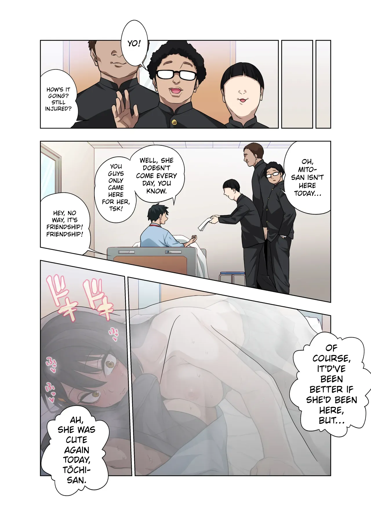 Nuite Moraimakuri Nyuuin Seikatsu ~Tasuketa Cool-Gyaru wa Jitsu wa Sukebe deshita~ page 37