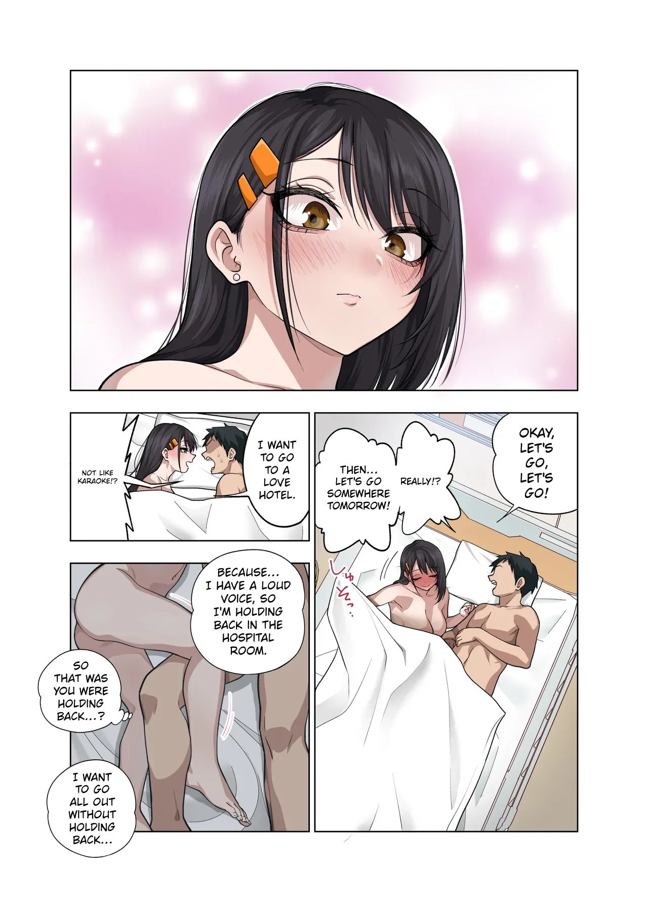 Nuite Moraimakuri Nyuuin Seikatsu ~Tasuketa Cool-Gyaru wa Jitsu wa Sukebe deshita~ page 56