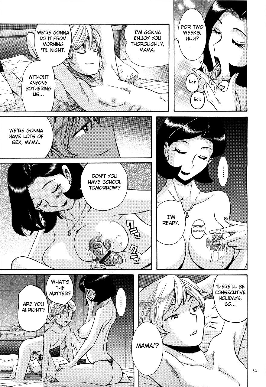 Nympho Maman Boshi Soukan - Mama no Shikyuu wa Boku no Mono page 35