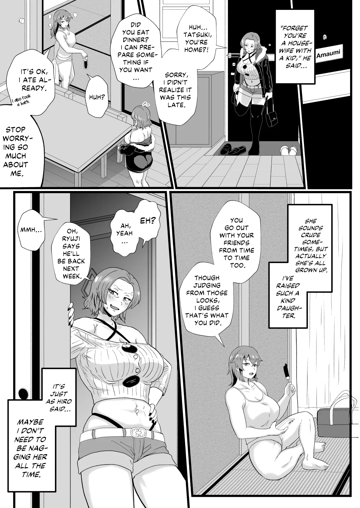“Of course this doesn’t bother me” Delinquent Mom Himeko Amaumi Is Being Hypnotized! page 20