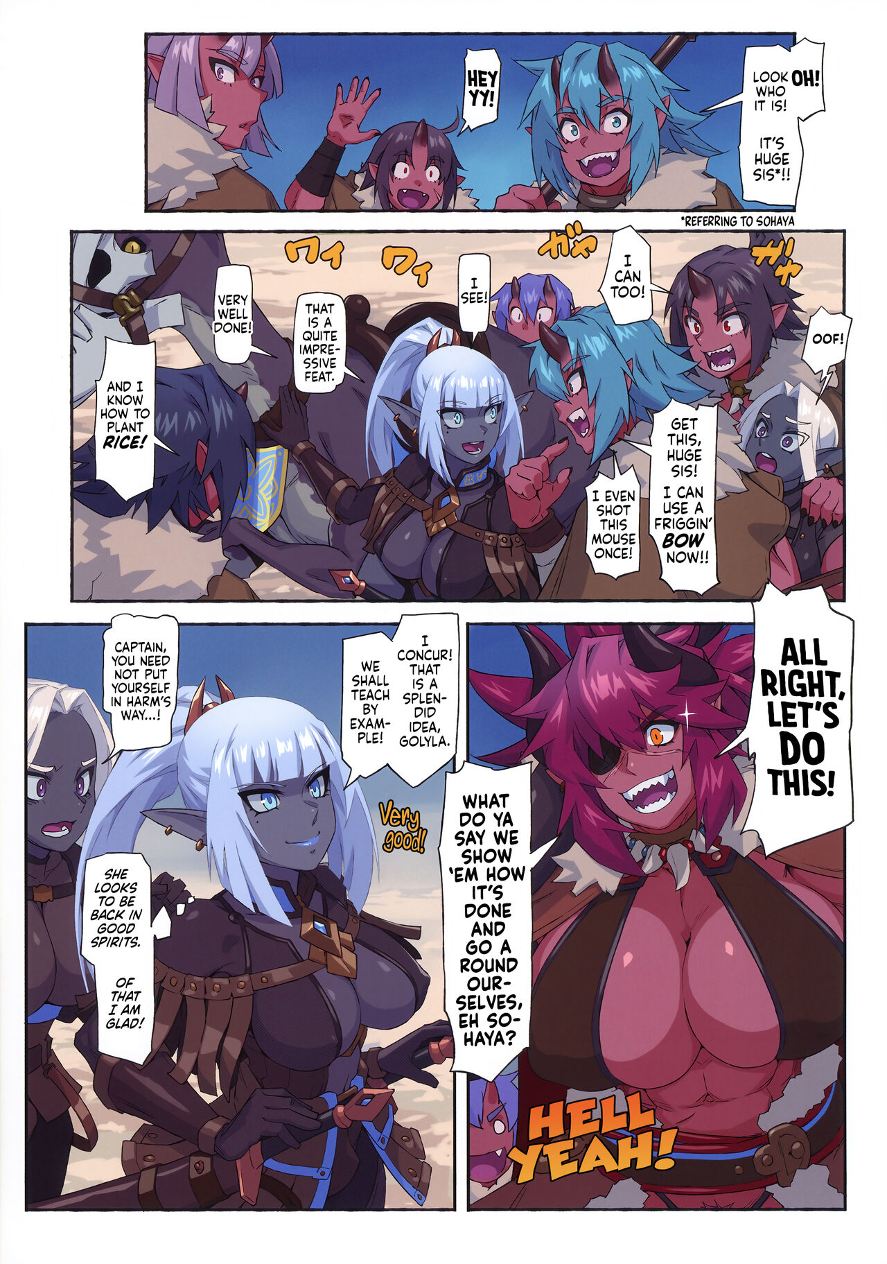 Ogre Vs Dark Elf 3 page 6