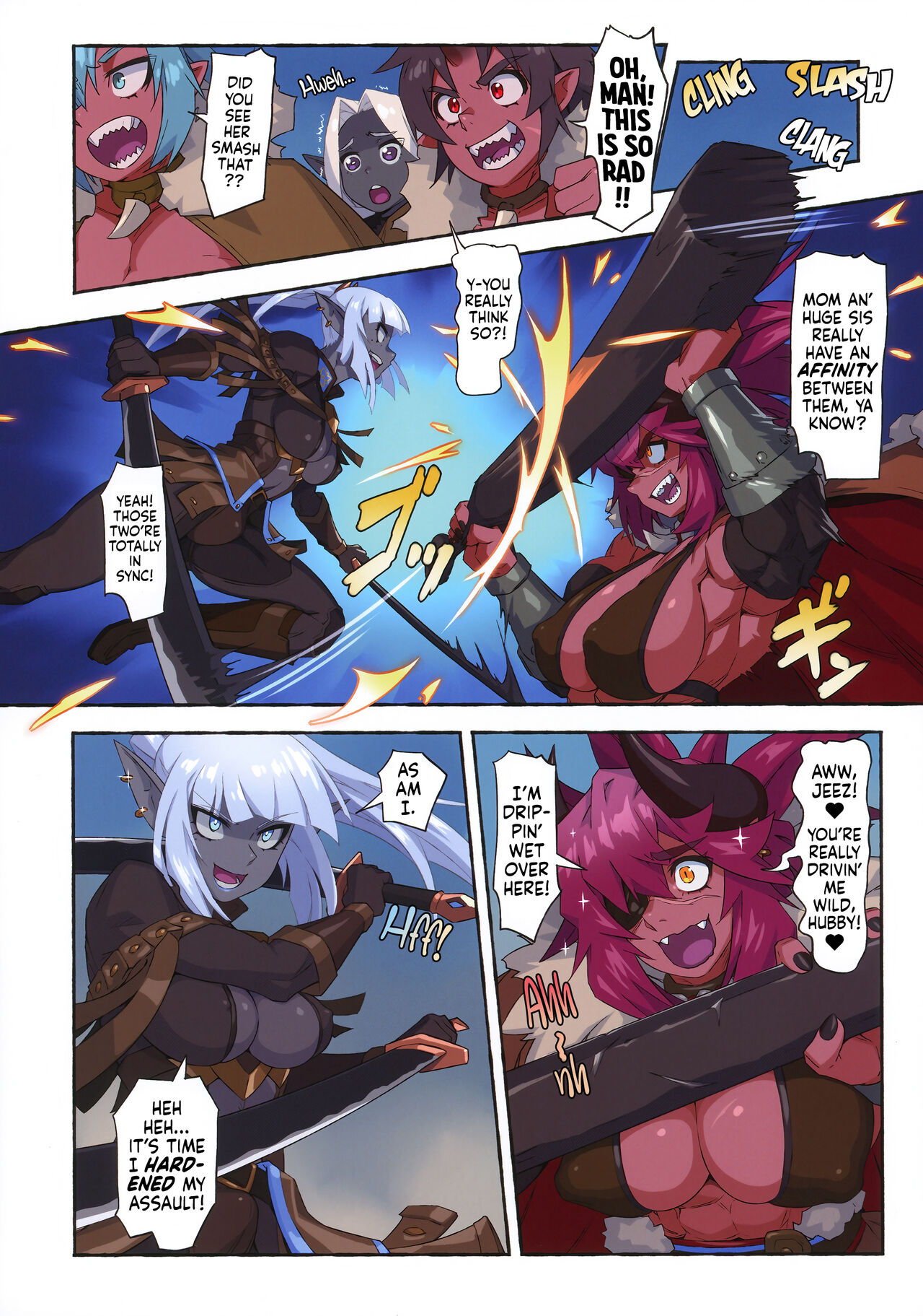 Ogre Vs Dark Elf 3 page 8