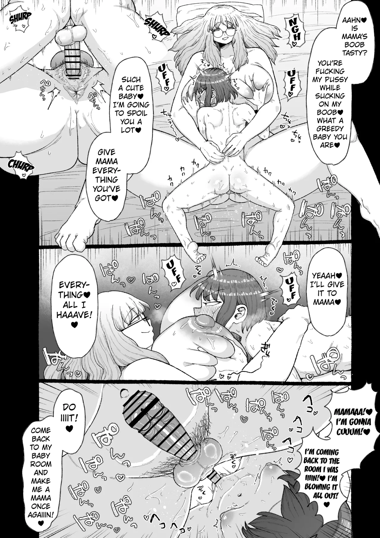 Ogya Babu Charisma Shachou no Mesu Ochi Futanari Homo Chinpo Sandwich page 10