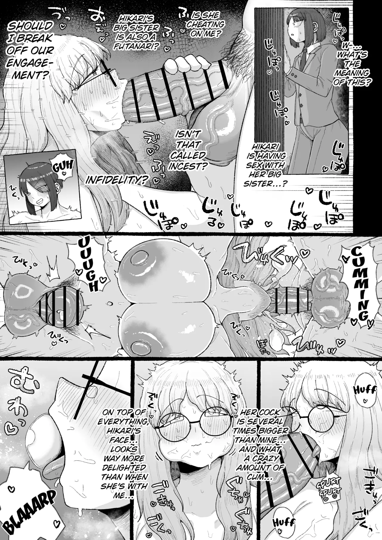 Ogya Babu Charisma Shachou no Mesu Ochi Futanari Homo Chinpo Sandwich page 14