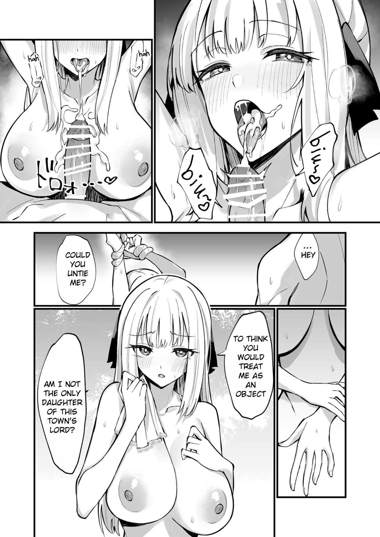 Ojousama Kanzen Haiboku.~Taisetsu ni Sodaterareta Kizoku Musume ga Jibun kara Shomin Ochinpo Onedari Surumade~ page 38