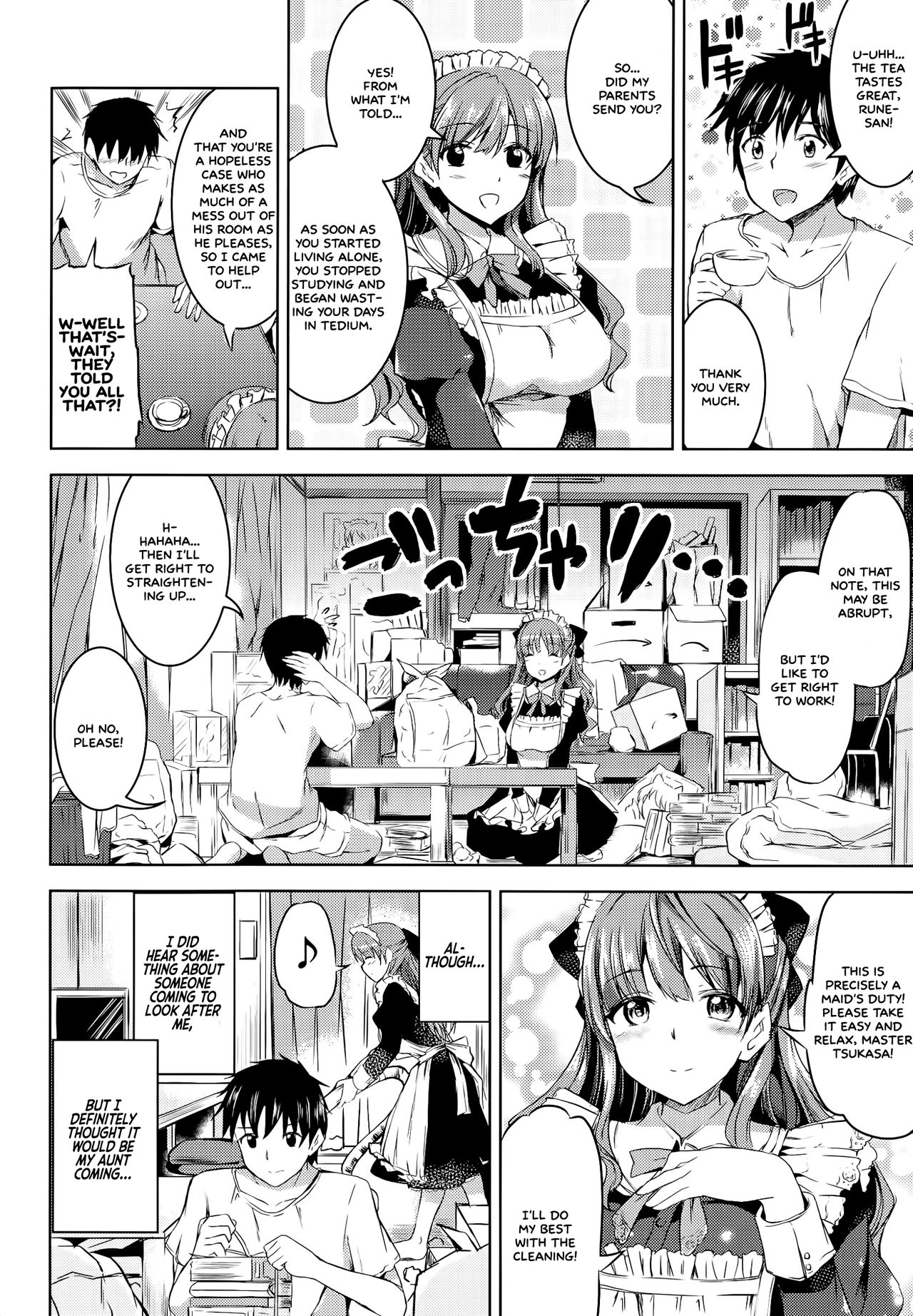 Ojousama no Maid Jijou [English] =White Symphony= page 62