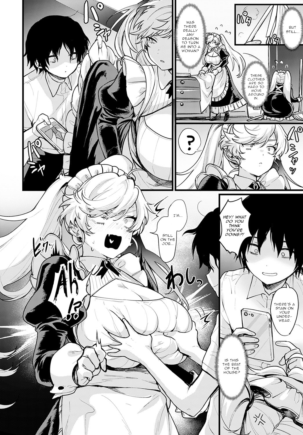 Okane Daisuki! Nyotaika Baito page 6