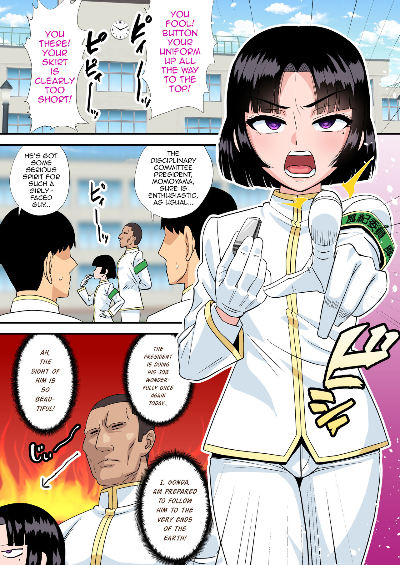 Okappa Fuuki Iinchou to Kanchigai Sex page 2