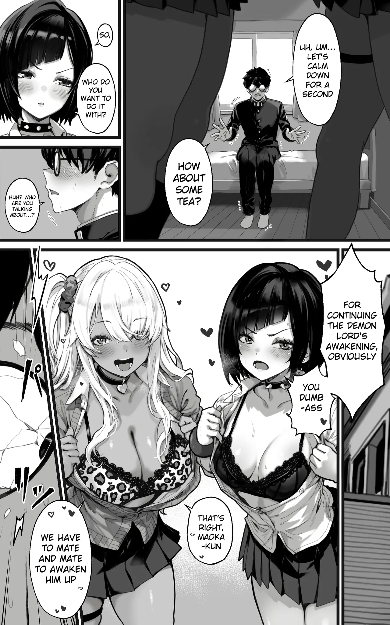 Okazu Gyaru Harem~ Maou-sama ga Kakusei Suru Made Fera mo Paizuri mo 3p mo Nani Kara Nani Made Zenshin Zenrei de Gohoushi Itashimasu!! page 22