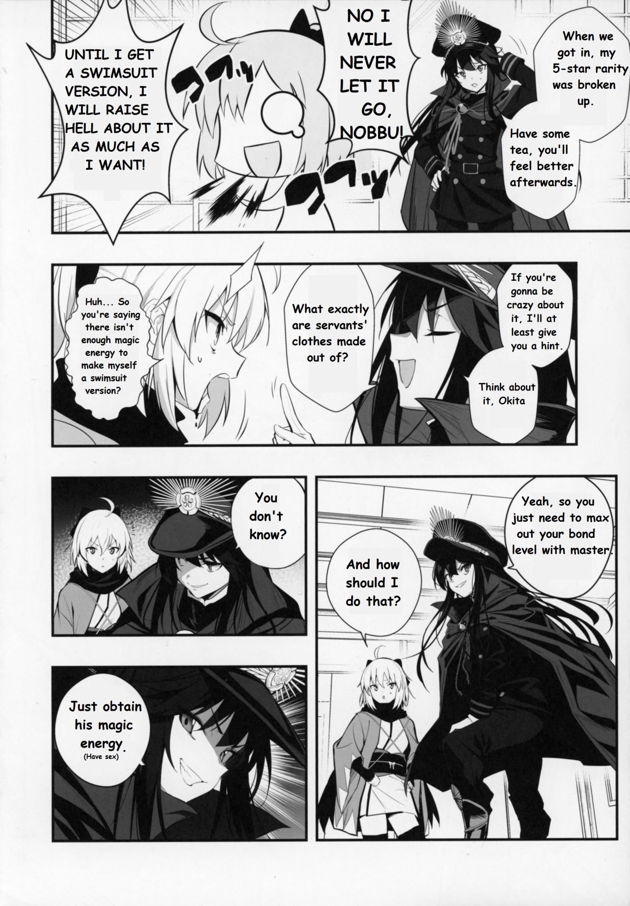 Okita-san Wants to Wear a Swimsuit page 3