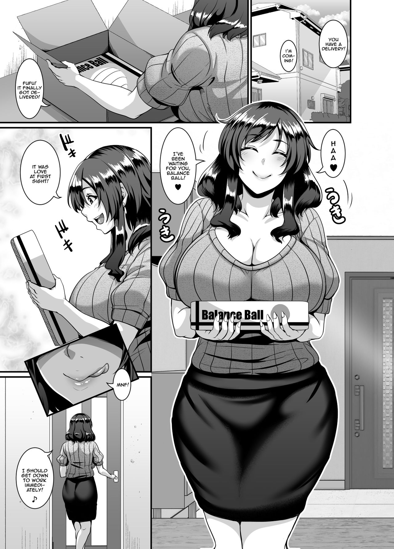 Oku-sama wa Dildo Ball ni Goshuushin page 4