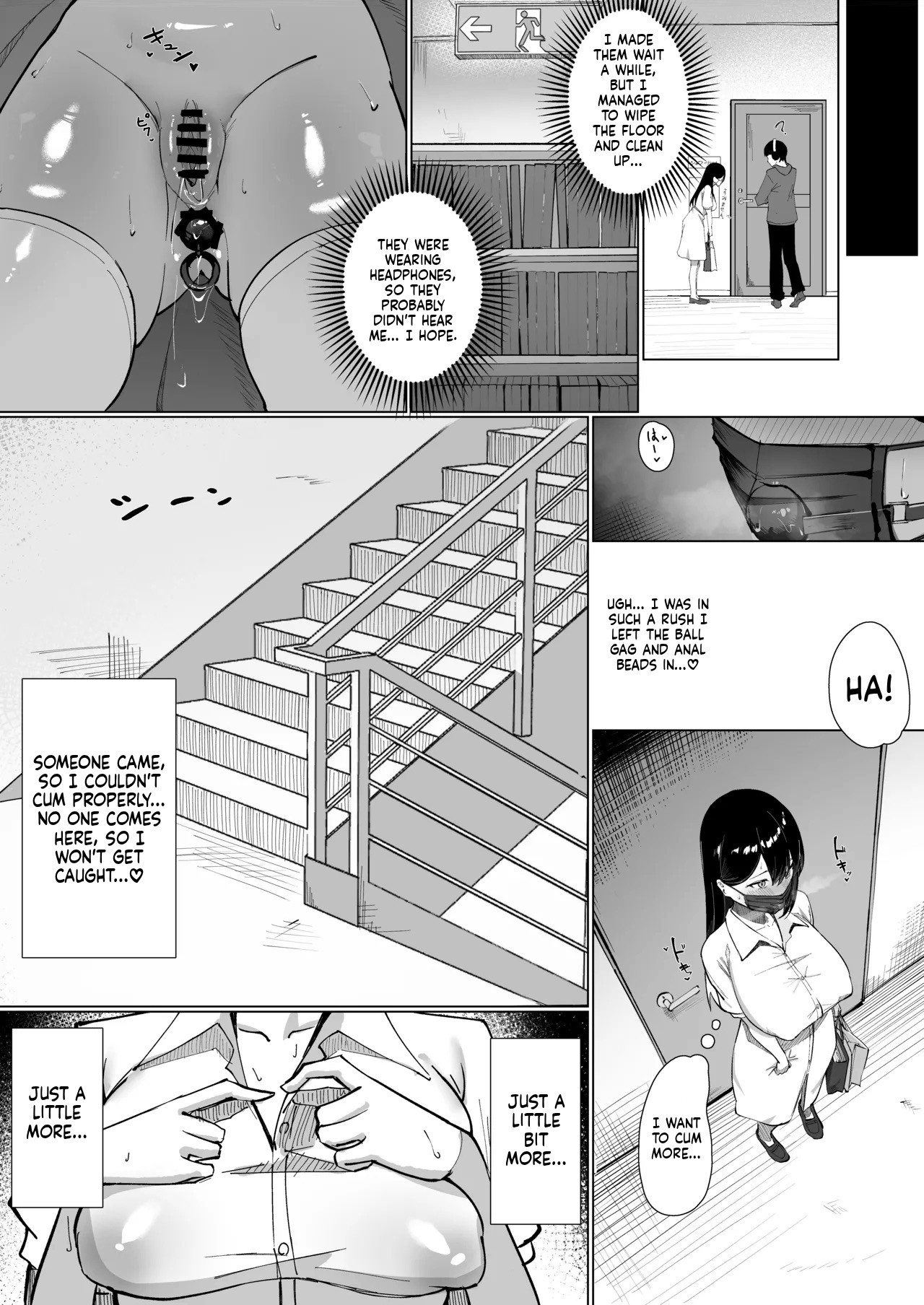 OL-chan wa Roshutsu Onanie ga Yamerarenai!! page 16