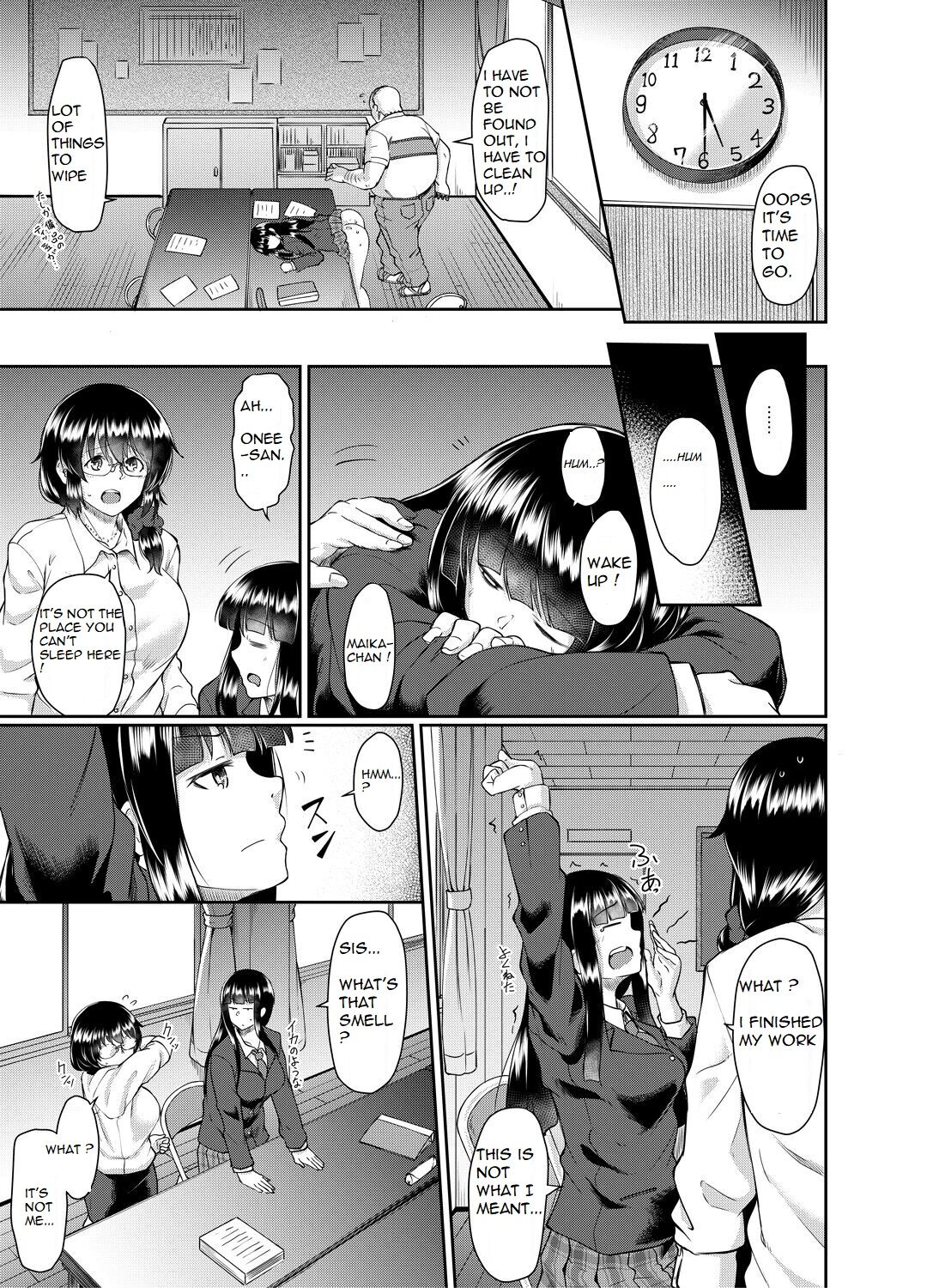 Old teacher fuck Aoki's sisters page 18