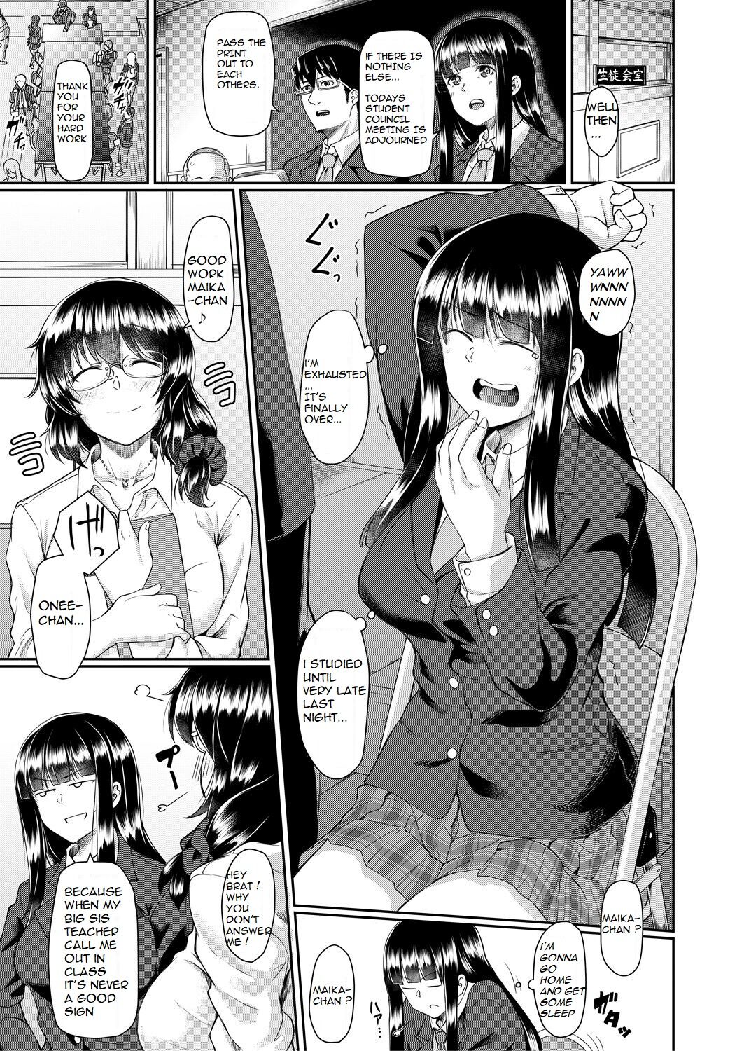 Old teacher fuck Aoki's sisters page 2