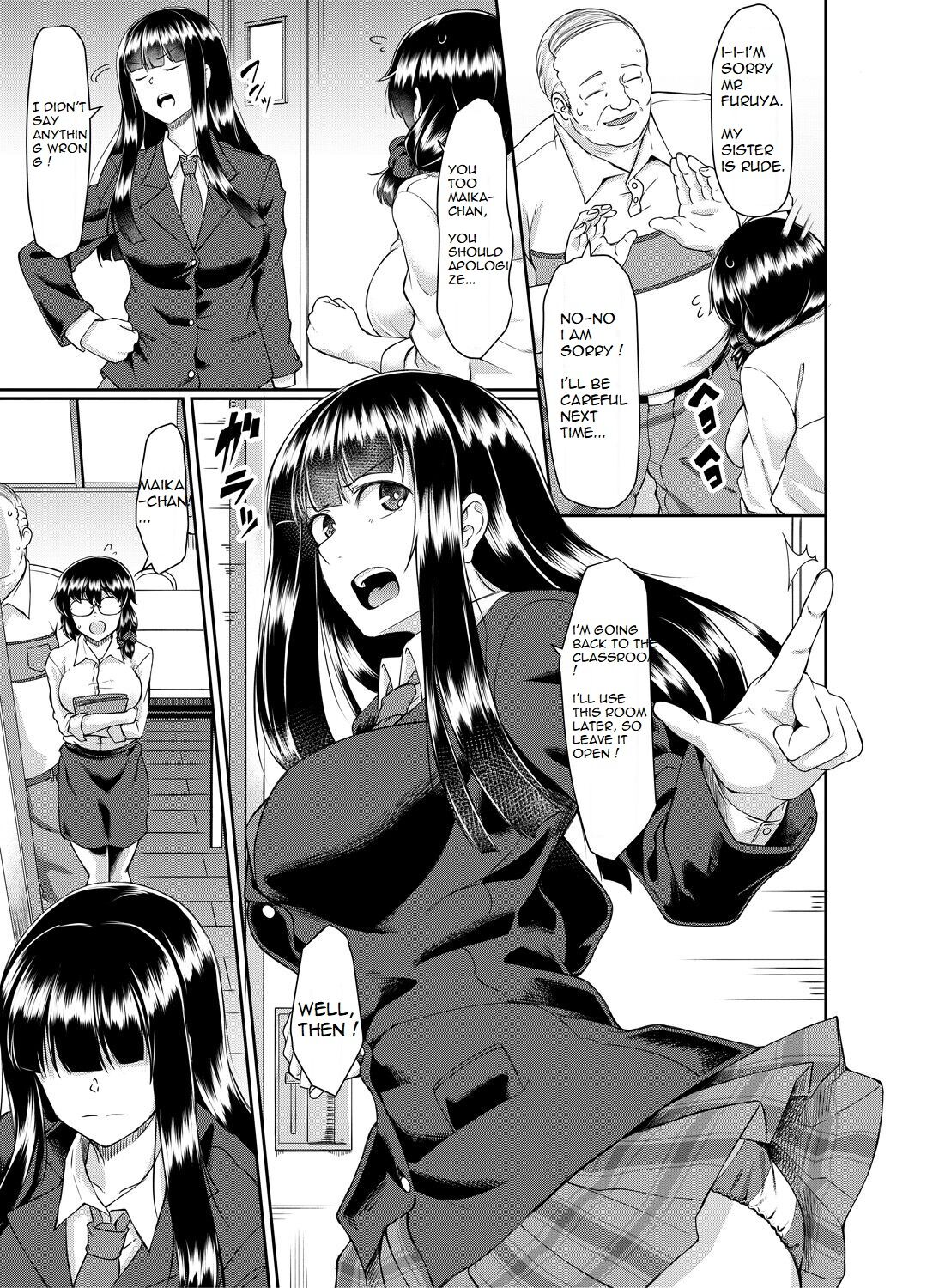 Old teacher fuck Aoki's sisters page 6