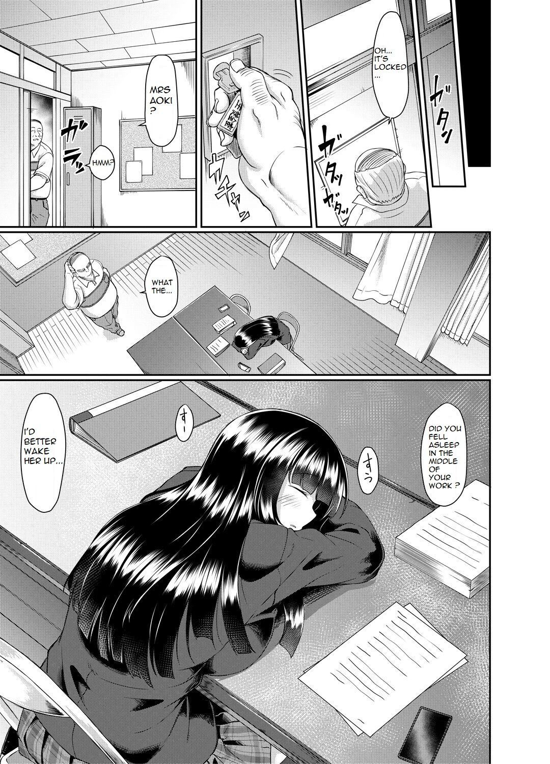 Old teacher fuck Aoki's sisters page 8